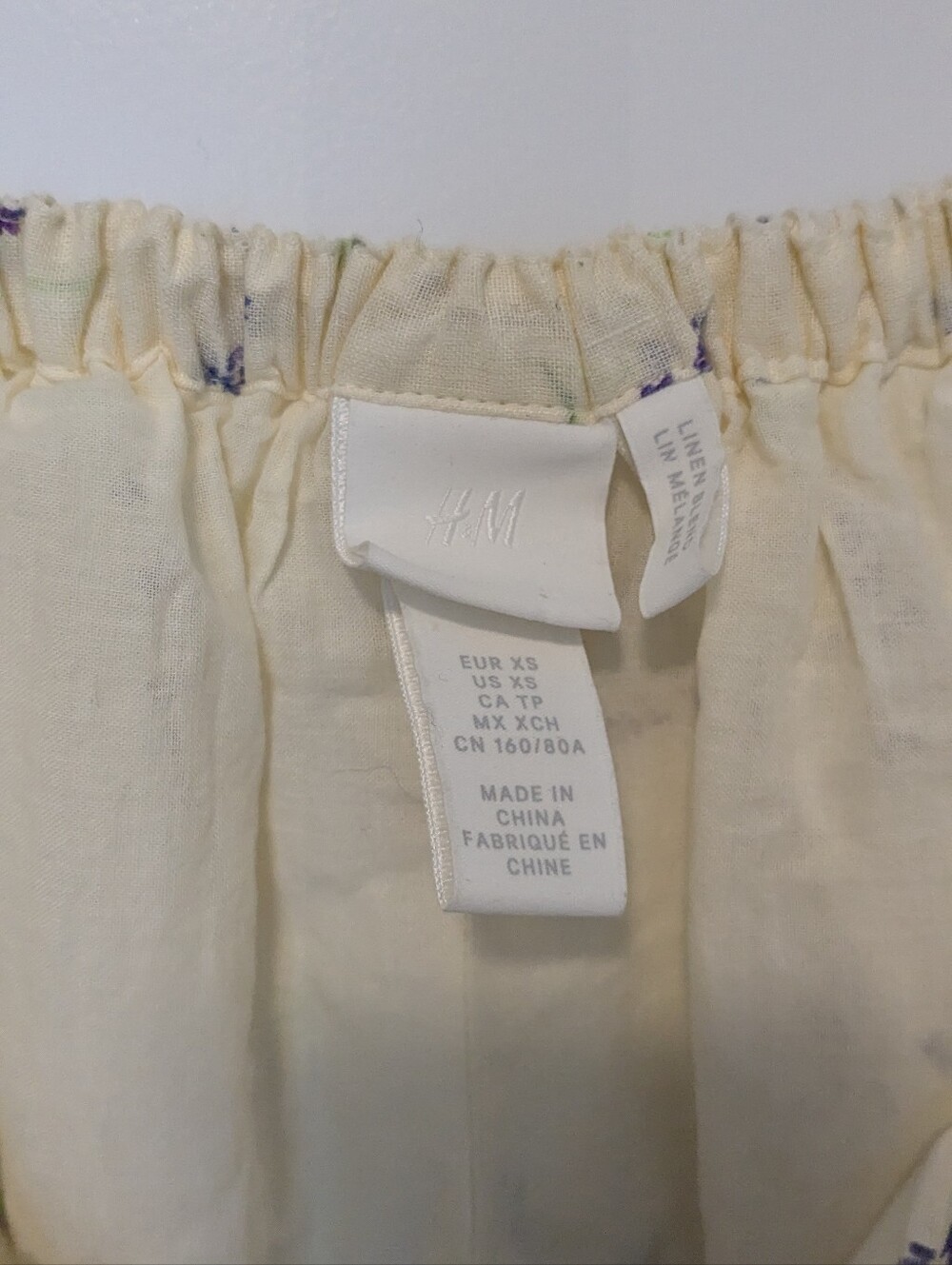 Cream Lavender Print Maxi Sundress - Picture 6 of 7
